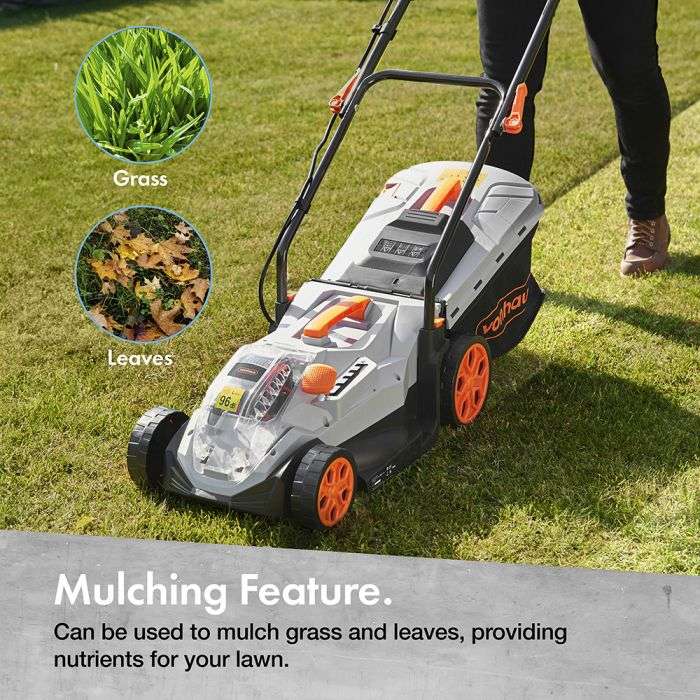 Vonhaus Cordless Lawn Mower with 40V 4Ah Li-ion battery and charger, delivered using code