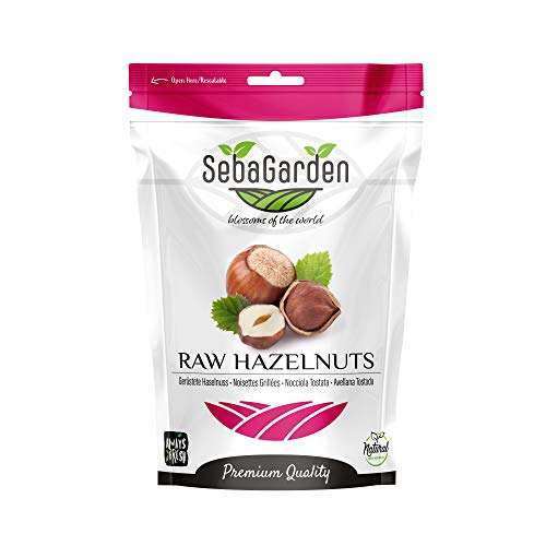 Seba Garden Turkish Raw Hazelnuts 1kg By Seba Trade FBA