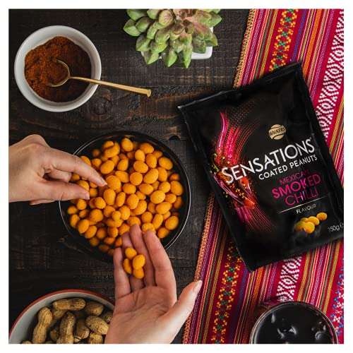 Sensations Mexican Smoked Chilli Coated Sharing Peanuts 150g S&S £1.35