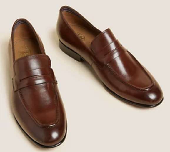 M&S leather slip on loafer - £30 + free click and collect @ Marks & Spencer