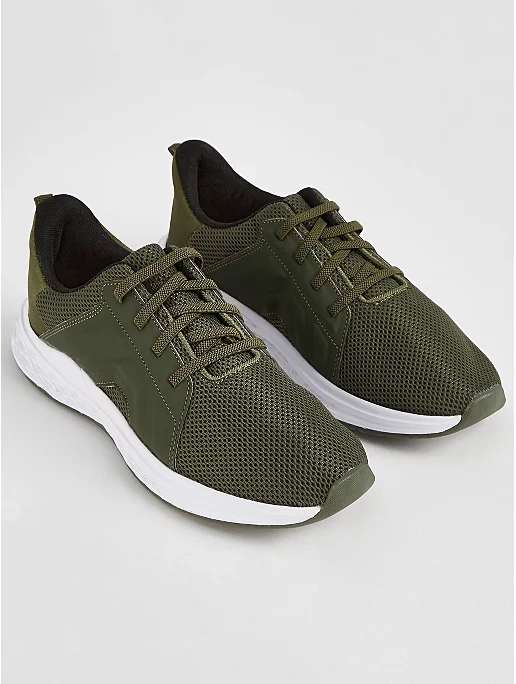 Khaki Older Kids/Juniors Trainers (2 Designs) £3 click and collect @ George (Asda)