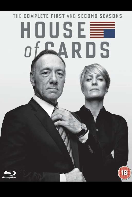 House of Cards - Season 1-2 (18) £1 click and collect @ CeX