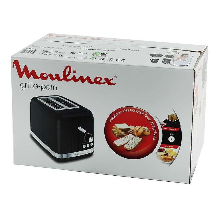 Moulinex 2 Slice Black & Chrome Toaster £15 delivered @ WeeklyDeals4Less
