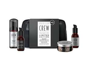 American Crew 4-Piece Skincare & Beard Grooming Kit Washbag - £12.85 @ Amazon