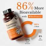 90 Organic Turmeric & Black Pepper Capsules, Antioxidant & Anti-inflammatory - Sold by Nutritrust - Your Natural Wellness Specialists / FBA