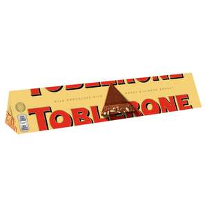 Toblerone Milk Chocolate or Golden Caramel with Honey & Almond Nougat 360g / Aero Festive Selection 360g £2 @ Iceland