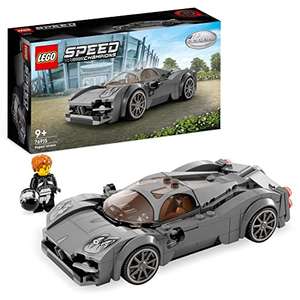 Collectible 2023 LEGO 76915 Speed Champions Pagani Utopia Race Car Toy Model Building Kit, Italian Hypercar With Driver