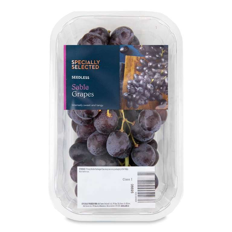 Specially Selected Seedless Sable Grapes 400g £1.59 @ Aldi