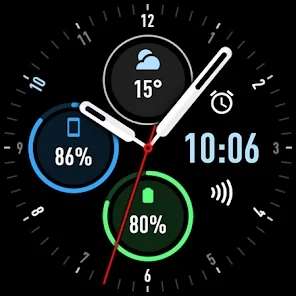 Samsung Wear OS Watch Face: NANO x1: Hybrid