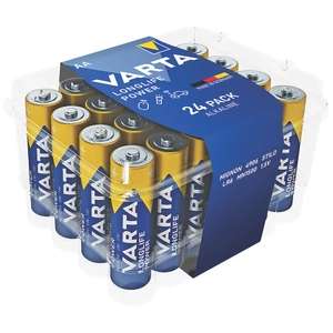 VARTA Long life Power AA High Energy Batteries 24 pack - £7.99 + Free Click & Collect @ Screwfix
