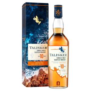Talisker 10 Year Old Single Malt Scotch Whisky, 70 cl - £30 @ Sainsbury's