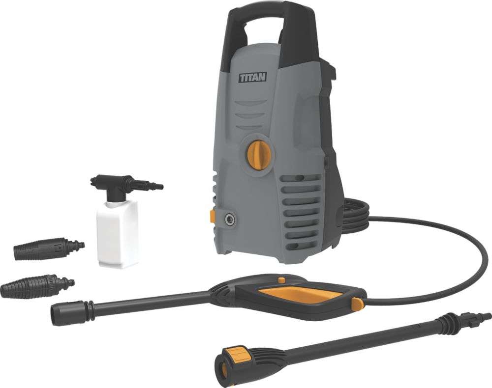 Titan TTB1300PRW 100bar Electric High Pressure Washer 1.3kW 230V £49.