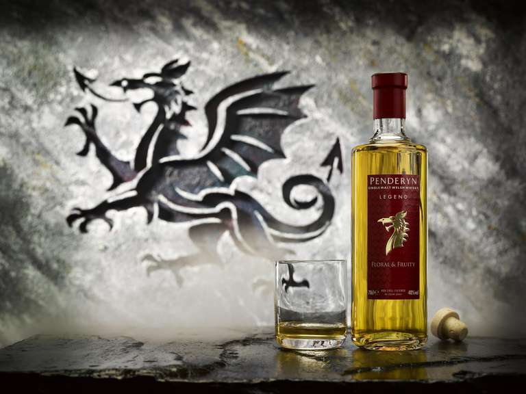 Penderyn Single Malt Welsh Whisky - Legend 70 cl, 40% ABV