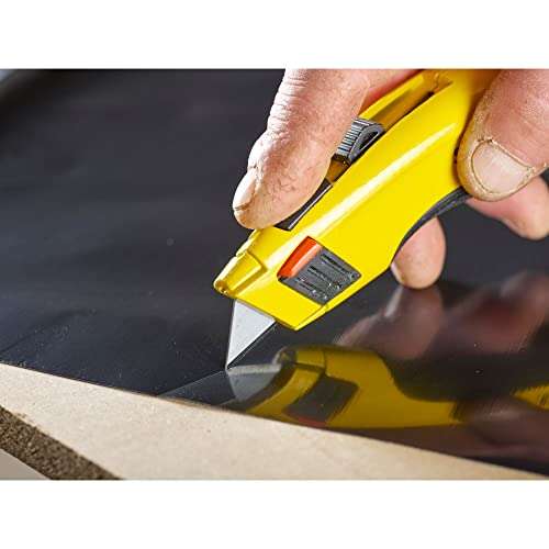 STANLEY 1992 Trimming Utility Knife Blade Regular Duty for Retractable Blade Knives 2-11-921, Silver