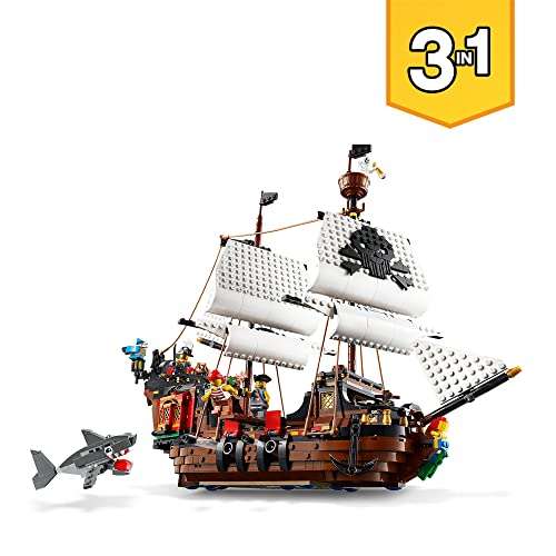 Lego 31109 Creator 3-in-1 Toy Set Pirate Ship £84.18 @ Amazon Germany