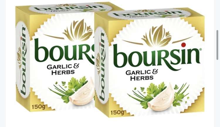 150g Garlic & Herbs Boursin - 2 for £1 @ Farmfoods