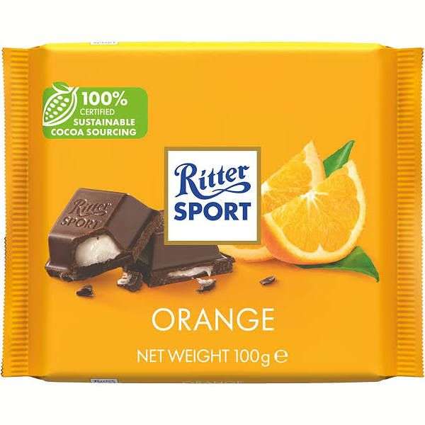 Ritter Sport Orange Chocolate 100g - Plymouth