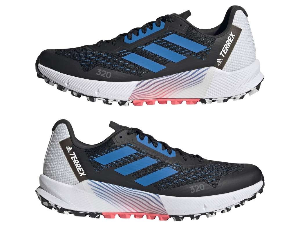 Adidas Terrex Agravic Flow 2 Men's Trail Shoes in Black/Blue at Studio ...