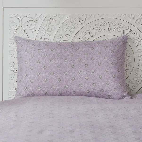 Rhianna Lilac Duvet Cover and Pillowcase Set (Single) - £4.20 + Free Click & Collect - @ Dunelm