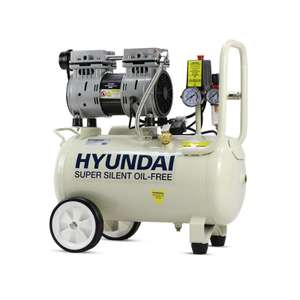 Hyundai 24 Litre Air Compressor [HY7524] - 5.2CFM/118psi, Silenced, Oil Free, Direct Drive - £129.59 Using Code (UK Mainland) @ Hyundai