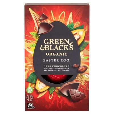 Green & Black's Dark Chocolate Organic Easter Egg165g £1.25 instore @ Waitrose Northwich, Cheshire