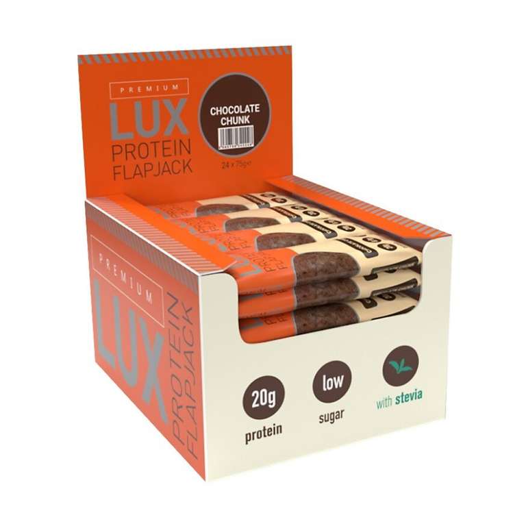 12 x Premium LUX Protein Flapjacks / 24 for £8.70 with codes
