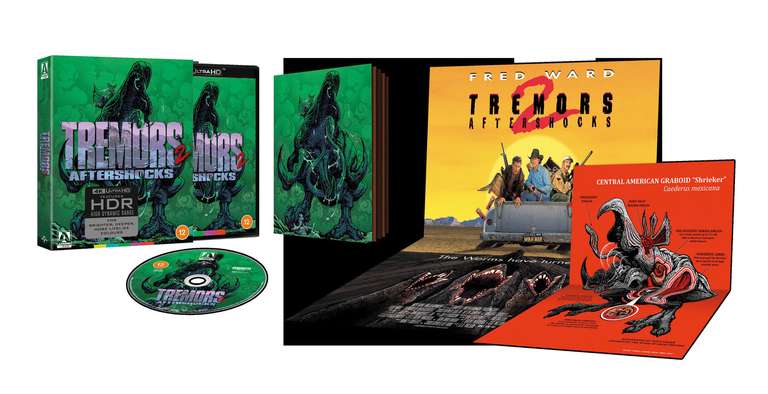 Tremors 2: Aftershocks Limited Edition (4K Ultra HD) apply both codes in description