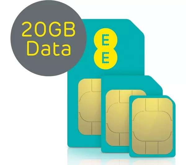 EE 20GB 5G data/ Unlim min/text, Free 6 Months Extras - £7.20pm x 24 Months - Total £172.80 (with Student code / BT BB customers) @ BT