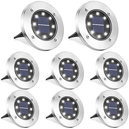 Solar Ground Lights, 8 Pack 8 LED IP65 Waterproof Patio Fences Landscape (Warm White) 8 PACK £11.99 Dispatches from Amazon Sold by Blinked