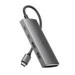 UGREEN USB C Hub 10Gbps, 4 Ports Aluminum USB C 3.2 Splitter (Prime Exclusive)
