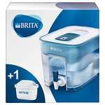 BRITA Flow XXL fridge water filter tank for reduction of chlorine, limescale and impurities, 8.2L -White/Teal £27.99 @ Amazon