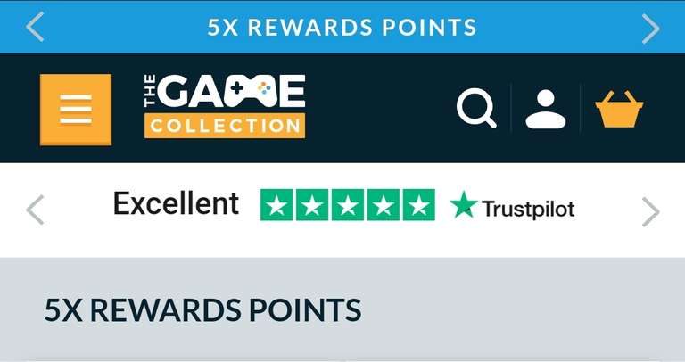 5× Reward Points (12.5%) back on all items including consoles and pre-orders @ The Game Collection (ends midnight Monday)