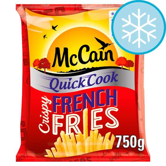 Mccain Quick Cook French Fries 750G £1.50 with Clubcard @ Tesco