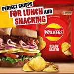 Walkers Ready Salted Crisps Box, 32.5 g (Case of 32)