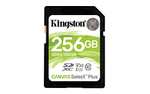 Kingston 256GB Canvas Select Plus SD Card Class 10 UHS-I, Black 4K Video - £18.59 @ Amazon