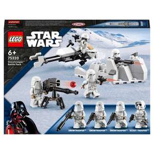 25% off LEGO- Incl LEGO Star Wars 75320 Hoth Battlepack £13.50 / 75080 501st £18.75 / LEGO DC 76179 Batman £9.75 @ Morrisons
