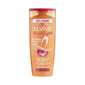 L'Oreal Elvive Dream Lengths Long Hair Shampoo / Conditioner, 500ml £2.50 each @ Amazon