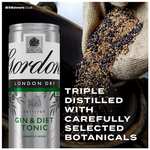 Gordon's London Dry Gin and diet Tonic 10x250ml Can, 5% £10.85 @ Amazon (Prime Exclusive deal)