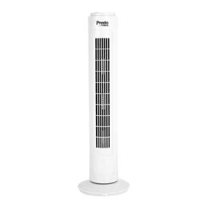 Presto 29 inch Tower Fan £18.98 delivered with code at Tower