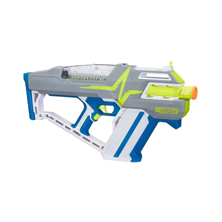 Nerf Hyper Mach-100 Motorized Blaster with 80 Hyper Rounds £35.49 + £2.99 delivery at The Entertainer
