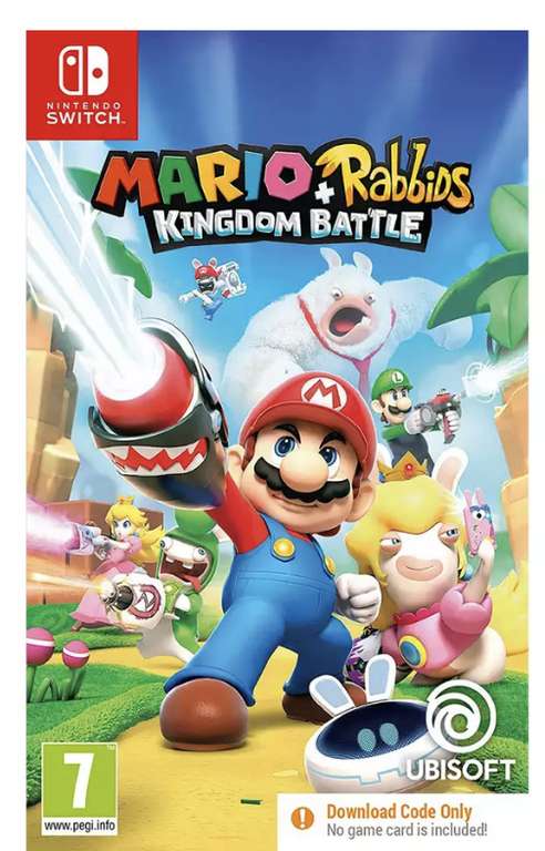 Mario + Rabbids Kingdom Battle & Alex Kidd in Miracle World download codes, also many other games 2 for £20- Free C&C