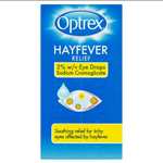 2 x Optrex Soothing Itchy Eyes Pollen Allergy Relief / Hayfever Relief Eye Drops Itchy Eyes 2% w/v 10ml (Free Next Day Delivery For Members)