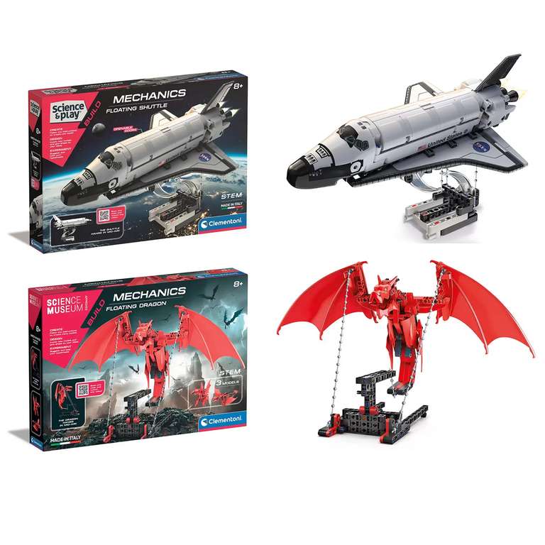 Clementoni Science Museum Floating Dragon OR Space Shuttle - £12.99 Each Delivered @ Costco (Membership Required)