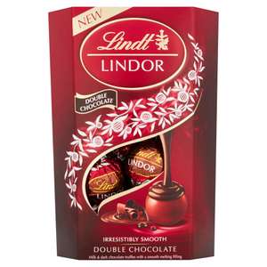 Lindt Lindor Double Chocolate/Mint/Salted caramel/Orange/Dark/Strawberry/White 200G - £4.25 Clubcard Price