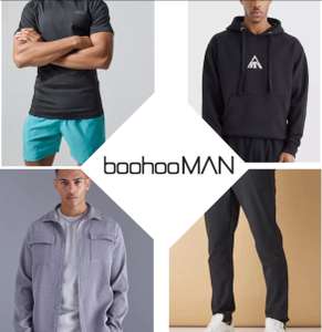 BoohooMAN Clothing Sale Now Up to 80% + Extra 15% off & free delivery with code stack (Prices from £2, over 5,600 lines)