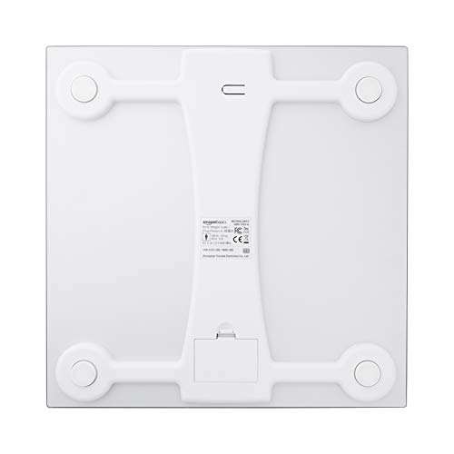 Amazon Basics Body Weight Bathroom Scale - Auto On/Off Function with Backlight, Silver £12 @ Amazon