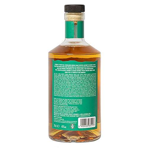 Tovess 12 Year Old Highland Single Malt Scotch Whisky £17.60 in Amazon