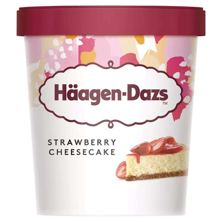 Haagen-Dazs Strawberry Cheesecake Ice Cream 500ml - £3.50 @ Asda