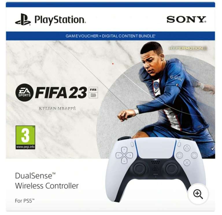 DualSense Wireless Controller + EA SPORTS FIFA 23 Bundle - £79.99 @ Smyths