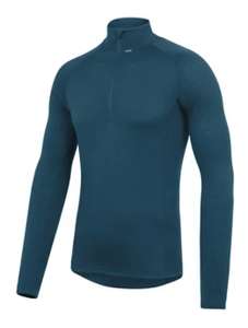 dhb Merino Zip Neck cycling Base Layer (M/L/XL blue or red) - £22 @ Chain Reaction Cycles
